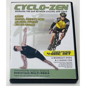Cyclo-Zen: Bridging the Gap Between Cycling and Yoga (4-DVD Set, 2005) EUC